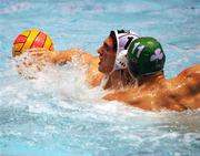10 July 2007; Ireland's Michael Kelleher, right, battles with Adam Schofield, Great Britain. European B Waterpolo Championships, Pool B, Manchester Aquatic Centre, Manchester, England. Picture credit Paul Greenwood / SPORTSFILE