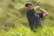 12 July 2007; Padraig Harrington watches his drive from the 13th tee box. Irish PGA Golf Championship, 2nd Round, European Club Golf Club, Brittas Bay, Co. Wicklow. Picture credit: Matt Browne / SPORTSFILE