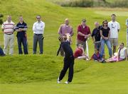 12 July 2007; Padraig Harrington watches his second shot to the 13th green. Irish PGA Golf Championship, 2nd Round, European Club Golf Club, Brittas Bay, Co. Wicklow. Picture credit: Matt Browne / SPORTSFILE