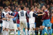 13 July 2007; Brian Shelley, right, Drogheda United, exchanges words with Owen Heary, left, Bohemians. eircom League of Ireland Premier Division, Drogheda United v Bohemians, United Park, Drogheda, Co. Louth. Photo by Sportsfile