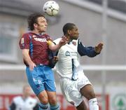 13 July 2007; Stuart Byrne, Drogheda United, in action against Darren Mansaram, Bohemians. eircom League of Ireland Premier Division, Drogheda United v Bohemians, United Park, Drogheda, Co. Louth. Photo by Sportsfile