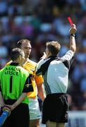 14 July 2007; Referee Denis Richardson sends off Antrim's Kieran Kelly. Guinness All-Ireland Hurling Championship Qualifier, Group 1A, Round 3, Galway v Antrim, Pearse Stadium, Salthill, Galway. Picture credit: Kieran Clancy / SPORTSFILE