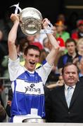 15 July 2007; Laois captain Sean Ramsbotton lifts the cup after the game. ESB Leinster Minor Football Championship Final, Laois v Carlow, Croke Park, Dublin. Picture credit: Brendan Moran / SPORTSFILE