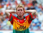 15 July 2007; Carlow's Jordan Lowrey after the game. ESB Leinster Minor Football Championship Final, Laois v Carlow, Croke Park, Dublin. Picture credit: Ray McManus / SPORTSFILE