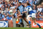 15 July 2007; Jason Sherlock, Dublin, in action against Brian McCormack, Laois. Bank of Ireland Leinster Senior Football Championship Final, Dublin v Laois, Croke Park, Dublin. Picture credit: Brendan Moran / SPORTSFILE