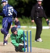 15 July 2007; Niall O'Brien, Ireland, in action against Scotland. Irish Cricket Union, Quadrangular Series, Ireland v Scotland, Stormont, Belfast, Co. Antrim. Picture credit: Barry Chambers / SPORTSFILE