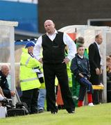 17 July 2007; Linfield manager David Jeffrey looks on in dismay from the sideline. UEFA Champions League, 1st Round, 1st leg, Linfield v IF Elfsborg, Windsor Park, Belfast, Co. Antrim. Picture credit: Oliver McVeigh / SPORTSFILE