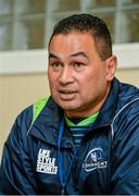 25 November 2014; Connacht head coach Pat Lam speaking during a press conference ahead of their Guinness PRO12, Round 9, game against Scarlets on Saturday. Connacht Rugby Press Conference, The Sportsground, Galway. Picture credit: Diarmuid Greene / SPORTSFILE