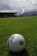 1 July 2007; A football left at the side of the pitch during the game. Bank of Ireland Munster Senior Football Championship Final, Kerry v Cork, Fitzgerald Stadium, Killarney, Co. Kerry. Picture credit: Ray McManus / SPORTSFILE