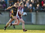 30 November 2014; Roisin Friel, Termon, in action against Aisling O'Sullivan, Mourneabbey. TESCO HomeGrown All-Ireland Senior Club Championship Final, Termon, Donegal v Mourneabbey, Cork, Tuam Stadium, Tuam, Co. Galway. Picture credit: Matt Browne / SPORTSFILE