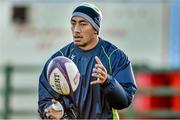 2 December 2014; Connacht's Bundee Aki in action during a squad training ahead of their European Rugby Champions Cup 2014/15, Pool 2, Round 3, game against Bayonne on Saturday. Connacht Rugby Squad Training, Sportsground, Galway. Picture credit: Matt Browne / SPORTSFILE