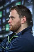 2 December 2014; Connacht's Eoin McKeon during a press conference ahead of their European Rugby Champions Cup 2014/15, Pool 2, Round 3, game against Bayonne on Saturday. Connacht Rugby Press Conference, Sportsground, Galway. Picture credit: Matt Browne / SPORTSFILE