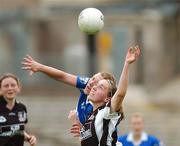 28 July 2007; Bernice Byrne, Sligo, in action against Kathleen O'Reilly, Laois. TG4 All-Ireland Ladies Football Championship Group 3, Laois v Sligo, St Tighearnach's Park, Clones, Co. Monaghan. Picture credit: Matt Browne / SPORTSFILE