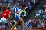 29 July 2007; Dan Shanahan shoots past Cork corner-back Brian Murphy to score the first goal for Waterford. Guinness All-Ireland Senior Hurling Championship Quarter-Final, Cork v Waterford, Croke Park, Dublin. Picture credit; Ray McManus / SPORTSFILE