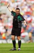 29 July 2007; Referee Brian Gavin. Guinness All-Ireland Senior Hurling Championship Quarter-Final, Cork v Waterford, Croke Park, Dublin. Picture credit; Brendan Moran / SPORTSFILE