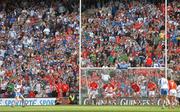 29 July 2007; Waterford's Eoin Kelly scores his side's equalizing point from a free in the last minute of the game. Guinness All-Ireland Senior Hurling Championship Quarter-Final, Cork v Waterford, Croke Park, Dublin. Picture credit; David Maher / SPORTSFILE