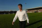 30 July 2007; Roy Keane, Sunderland manager, walks out onto the pitch for the start of the game. Pre-season Friendly, Cork City v Sunderland, Turner’s Cross, Cork. Picture credit; David Maher / SPORTSFILE