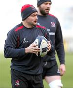 5 December 2014; Ulster's Rory Best during their captain's run ahead of their side's European Rugby Champions Cup 2014/15, Pool 3, Round 3, match against Scarlets on Saturday. Kingspan Stadium, Ravenhill Park, Belfast, Co. Antrim. Picture credit: John Dickson / SPORTSFILE