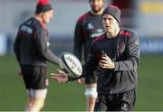 5 December 2014; Ulster's Craig Gilroy during their captain's run ahead of their side's European Rugby Champions Cup 2014/15, Pool 3, Round 3, match against Scarlets on Saturday. Kingspan Stadium, Ravenhill Park, Belfast, Co. Antrim. Picture credit: John Dickson / SPORTSFILE