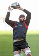 5 December 2014; Ulster's Dan Touhy during their captain's run ahead of their side's European Rugby Champions Cup 2014/15, Pool 3, Round 3, match against Scarlets on Saturday. Kingspan Stadium, Ravenhill Park, Belfast, Co. Antrim. Picture credit: John Dickson / SPORTSFILE