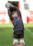 5 December 2014; Ulster's Robbie Diack during their captain's run ahead of their side's European Rugby Champions Cup 2014/15, Pool 3, Round 3, match against Scarlets on Saturday. Kingspan Stadium, Ravenhill Park, Belfast, Co. Antrim. Picture credit: John Dickson / SPORTSFILE
