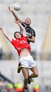 4 August 2007; Eamon O'Hara, Sligo, in action against Derek Kavanagh, Cork. Bank of Ireland Football Championship Quarter Final, Sligo v Cork, Croke Park, Dublin. Picture Credit; Oliver McVeigh / SPORTSFILE