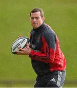 10 December 2014; Munster's Denis Hurley in action during squad training ahead of their European Rugby Champions Cup 2014/15, Pool 1, Round 4, match against ASM Clermont Auvergne on Sunday. Munster Rugby Squad Training, University of Limerick, Limerick. Picture credit: Diarmuid Greene / SPORTSFILE