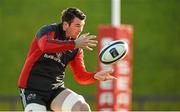 10 December 2014; Munster's Peter O'Mahony in action during squad training ahead of their European Rugby Champions Cup 2014/15, Pool 1, Round 4, match against ASM Clermont Auvergne on Sunday. Munster Rugby Squad Training, University of Limerick, Limerick. Picture credit: Diarmuid Greene / SPORTSFILE