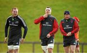 10 December 2014; Munster players Shane Buckley, left, Robin Copeland, centre, and Stephen Archer during squad training ahead of their European Rugby Champions Cup 2014/15, Pool 1, Round 4, match against ASM Clermont Auvergne on Sunday. Munster Rugby Squad Training, University of Limerick, Limerick. Picture credit: Diarmuid Greene / SPORTSFILE