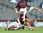 5 August 2007; David Kennedy, Kildare, in action against John Shaw, Westmeath. Christy Ring Cup Final, Kildare v Westmeath, Croke Park, Dublin. Picture credit; David Maher/ SPORTSFILE