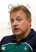 7 August 2007; Ireland head coach Eddie O'Sullivan speaking during a press conference ahead of their warm-up game against Scotland. Ireland Rugby Press Conference, Killiney Castle, Dublin. Picture credit; Pat Murphy / SPORTSFILE