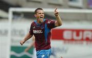 10 August 2007; Shane Robinson, Drogheda United, celebrates after scoring a goal. eircom League of Ireland Premier Division, Drogheda United v St. Patrick's Athletic, United Park, Co. Louth. Picture credit; Paul Mohan / SPORTSFILE *** Local Caption ***