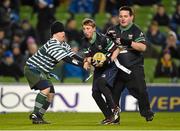 13 December 2014; Action from the Bank of Ireland's Half-Time Minis League match between DLSP Eagles and Gretstones Seagulls. European Rugby Champions Cup 2014/15, Pool 2, Round 4, Leinster v Harlequins. Aviva Stadium, Lansdowne Road, Dublin. Picture credit: Brendan Moran / SPORTSFILE