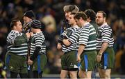 13 December 2014; Greystones substitutes wait their turn during the Bank of Ireland's Half-Time Minis League match between DLSP Eagles and Gretstones Seagulls. European Rugby Champions Cup 2014/15, Pool 2, Round 4, Leinster v Harlequins. Aviva Stadium, Lansdowne Road, Dublin. Picture credit: Brendan Moran / SPORTSFILE