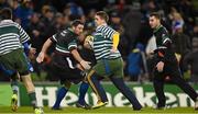 13 December 2014; Action from the Bank of Ireland's Half-Time Minis League match between DLSP Eagles and Gretstones Seagulls. European Rugby Champions Cup 2014/15, Pool 2, Round 4, Leinster v Harlequins. Aviva Stadium, Lansdowne Road, Dublin. Picture credit: Brendan Moran / SPORTSFILE