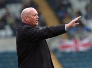 11 August 2007; Linfield manager David Jeffrey issues instructions to his players. CIS Insurance Cup, Group A, Linfield v Ballymena United, Windsor Park, Belfast, Co. Antrim. Picture credit: Michael Cullen / SPORTSFILE