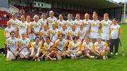 12 August 2007; The Antrim squad. All-Ireland Camogie Minor B Championship Final, Down v Antrim, Esler Park, Newry, Co. Down. Picture credit: Michael Cullen / SPORTSFILE