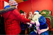 19 December 2014; Leinster supporters attend the Santa's Grotto ahead of the game. Guinness PRO12, Round 10, Leinster v Connacht. RDS, Ballsbridge, Dublin. Picture credit: Ramsey Cardy / SPORTSFILE