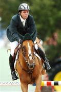 15 August 2007; Ireland's Cian O'Connor, on Irish Independent Echo Beach, in action during the Deutsche Bank Preis, 1st Rating Competition for the Individual - and Team. FEI European Show Jumping Championships 2007, MVV Riding Stadium, Mannheim, Germany. Photo by Sportsfile  *** Local Caption ***