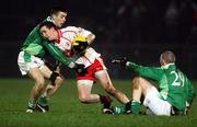 10 February 2007; Colm Cavanagh, Tyrone, in action against Barry Owens, Fermanagh. Allianz National Football League, Division 1A, Round 2, Tyrone v Fermanagh, Healy Park, Omagh, Co. Tyrone. Picture Credit: Oliver McVeigh / SPORTSFILE