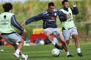 21 August 2007; Republic of Ireland's Darren Potter in action against team-mates Stephen Hunt, left, and Andy Reid during squad training. Republic of Ireland Squad Training, Gannon Park, Malahide, Co. Dublin. Picture credit: David Maher / SPORTSFILE