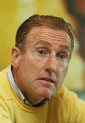 21 August 2007; Four time winner of the Nissan International Classic Sean Kelly speaking during a press conference ahead of the Tour of Ireland. Lyrath Estate Hotel, Dublin Road, Co. Kilkenny. Picture credit: Stephen McCarthy / SPORTSFILE