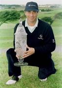 15 August 1999; Costantino Rocca with the trophy after winning the West of Ireland Golf Classic at the Galway Bay Golf Club in Galway. Photo by Matt Browne/Sportsfile