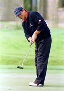 12 August 1999; Constantiono Rocca on the first green during day one of the West of Ireland Golf Classic at the Galway Bay Golf & Country Club in Galway. Photo by Matt Browne/Sportsfile