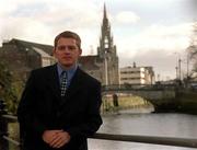 18 February 2000; Cork hurler Joe Deane poses for a portrait at the Grand Parade in Cork. Photo by Matt Browne/Sportsfile