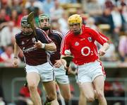 25 August 2007; Cathal Naughton, Cork, in action against Keith Kilkenny, Galway. Erin All-Ireland U21 Hurling Championship Semi-Final. Semple Stadium, Thurles, Co. Tipperary. Picture credit: Ray McManus / SPORTSFILE