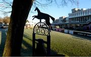 29 December 2014; A general view of the parade ring before the start of the day's racing. Leopardstown Christmas Festival, Leopardstown, Co. Dublin. Photo by Sportsfile