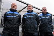 1 January 2015; New Dublin hurling manager Ger Cunningham, right, with selectors Shay Boland, centre, and Ken Robinson. Dublin v Dubs Stars - Herald / Dublin Bus Hurling Challenge 2015. Parnells GAA Club, Dublin. Picture credit: David Maher / SPORTSFILE