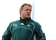 28 August 2007; Ireland coach Eddie O'Sullivan during squad training. Ireland Rugby Squad Training, St Gerard's School, Bray, Co. Wicklow. Picture Credit; Brian Lawless / SPORTSFILE