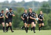 28 August 2007; Ireland's Jerry Flannery in action during squad training. Ireland Rugby Squad Training, St Gerard's School, Bray, Co. Wicklow. Picture Credit; Brian Lawless / SPORTSFILE